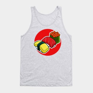 Three Type Yummy Sushi Tank Top